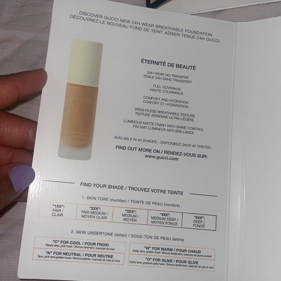 Gucci Éternité de Beauté 24-Hour Full Coverage Luminous Matte Finish Foundation - Picture 2 of 6